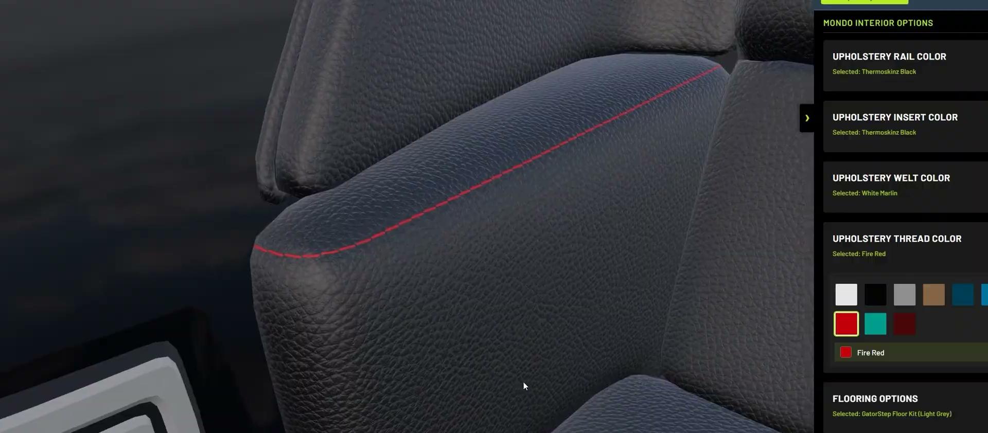 Thread color detail